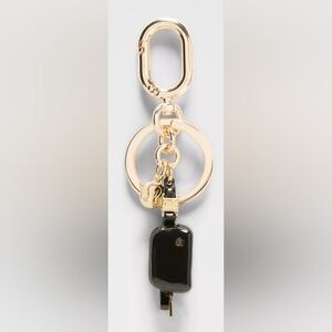 Lululemon Everywhere Belt Bag Charm Keychain, Black And Gold. New!